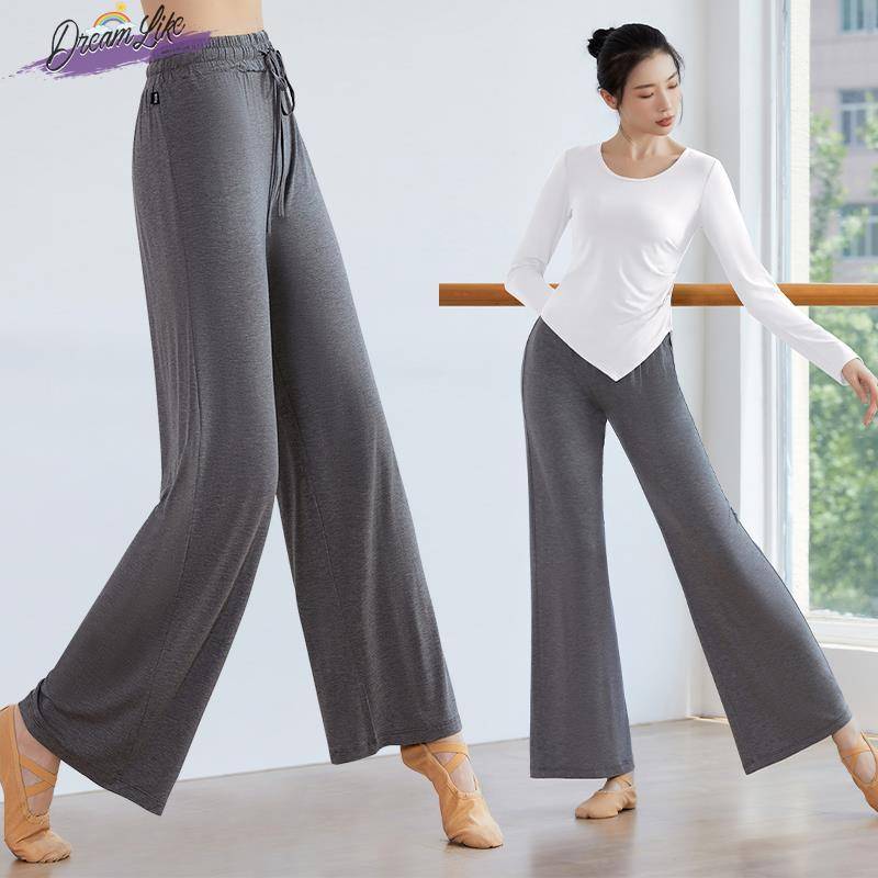 Modern dance pants Classical adult practice service female top female top Modal wide -legged cloud pants training clothing
