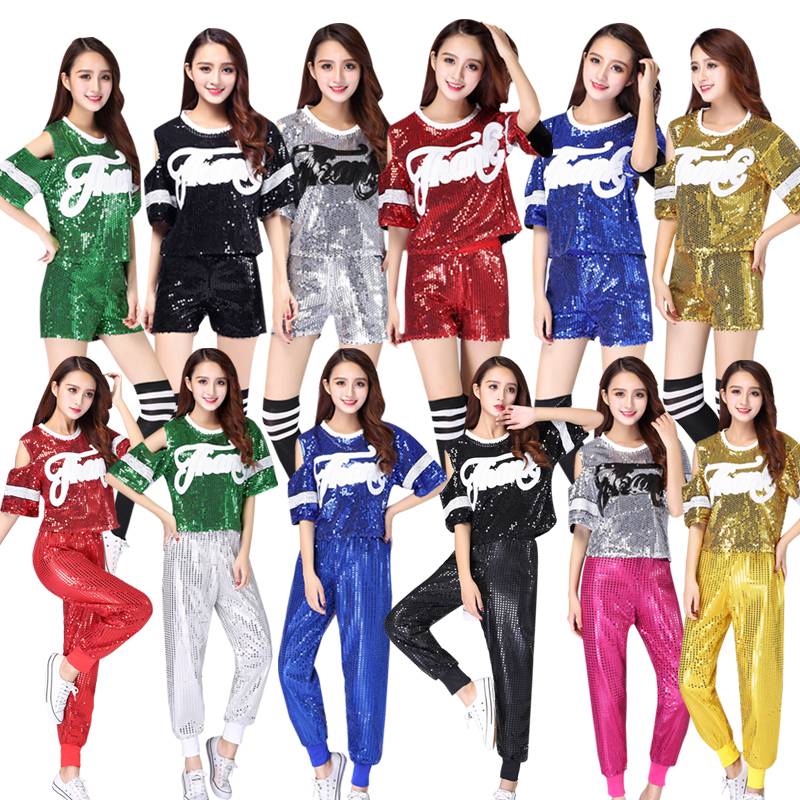 New Jazz Dance Performing Female Sevented Modern Dance Hip Hop DS La La Team Street Dance Student Performance Set