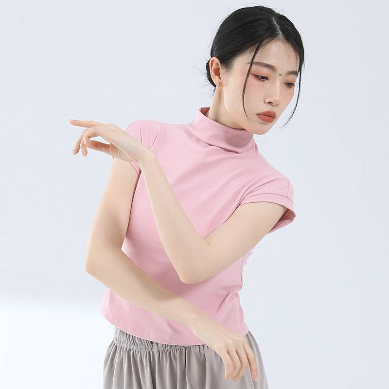 Modern dance exercise uniform female adult sleeveless vest top dance, showing temperament daily dancing base training uniform