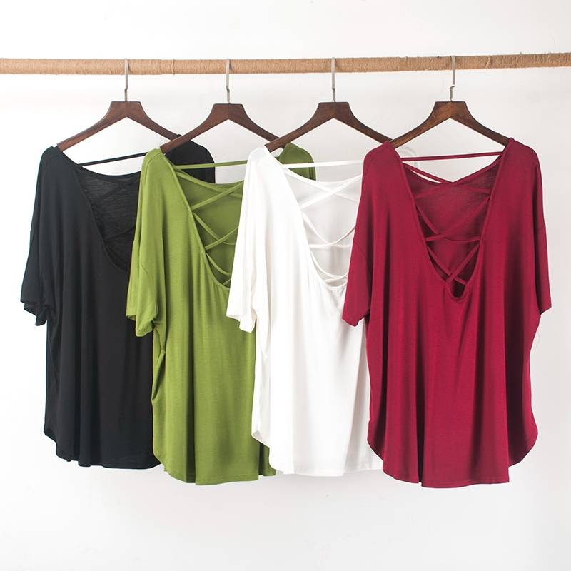 Sexy hollow and loose, large size elegant dance service modern dance exercise suit Latin jazz dance performance clothes yoga clothing