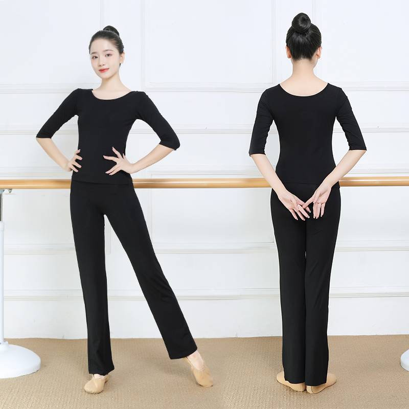 Dance Practice Services Female Circular Collaring Set Adult Optical Gants Student Examination Etiquette Training Server Modern Dance Server