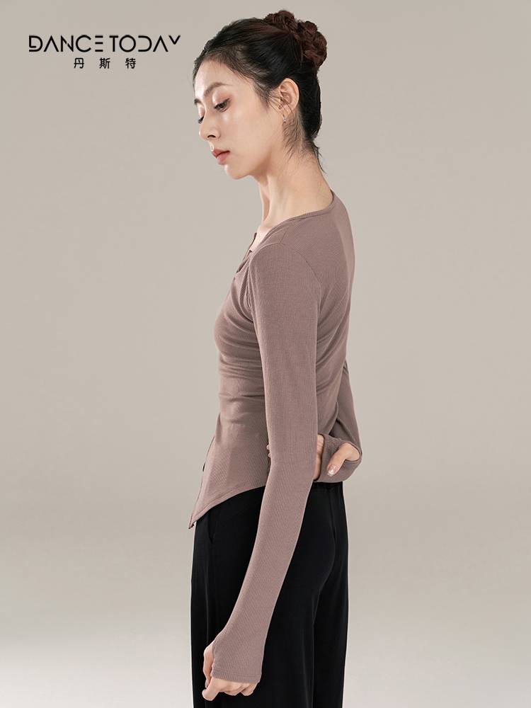 dancetoday dance service female adult dancing special top long sleeve body service spring modern dance exercise uniform