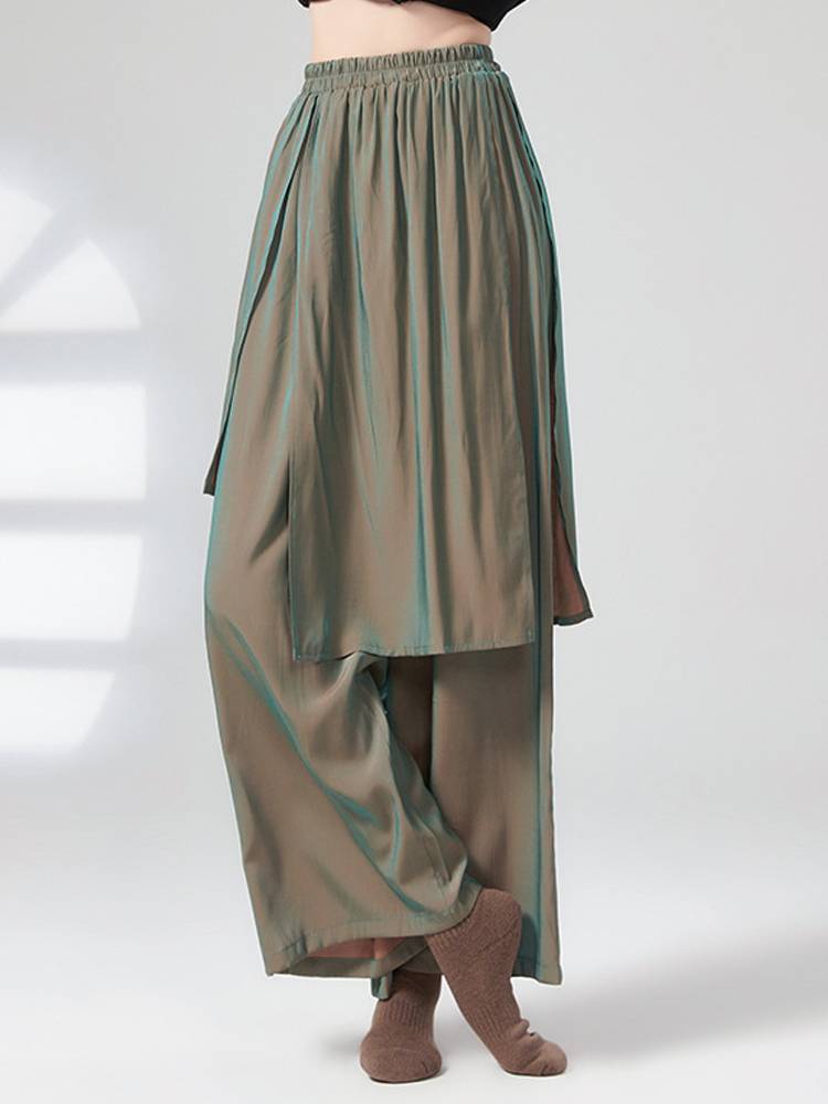 Modern dance wide -leg pants, elegant dance pants, men's and women's same pants, loose classical dance exercise pants dance