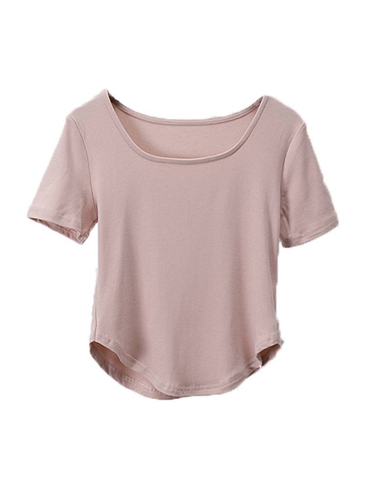 Classical dance exercise girl dance short -sleeved slim slimness Slender modern dance top Chinese dance art test training service