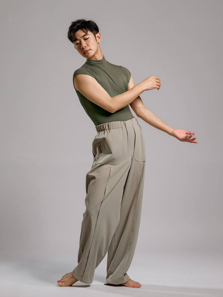 D379 Modern Dance Practice Half -sleeve Thread Tight Performance Dance Dance Classical Dance Top