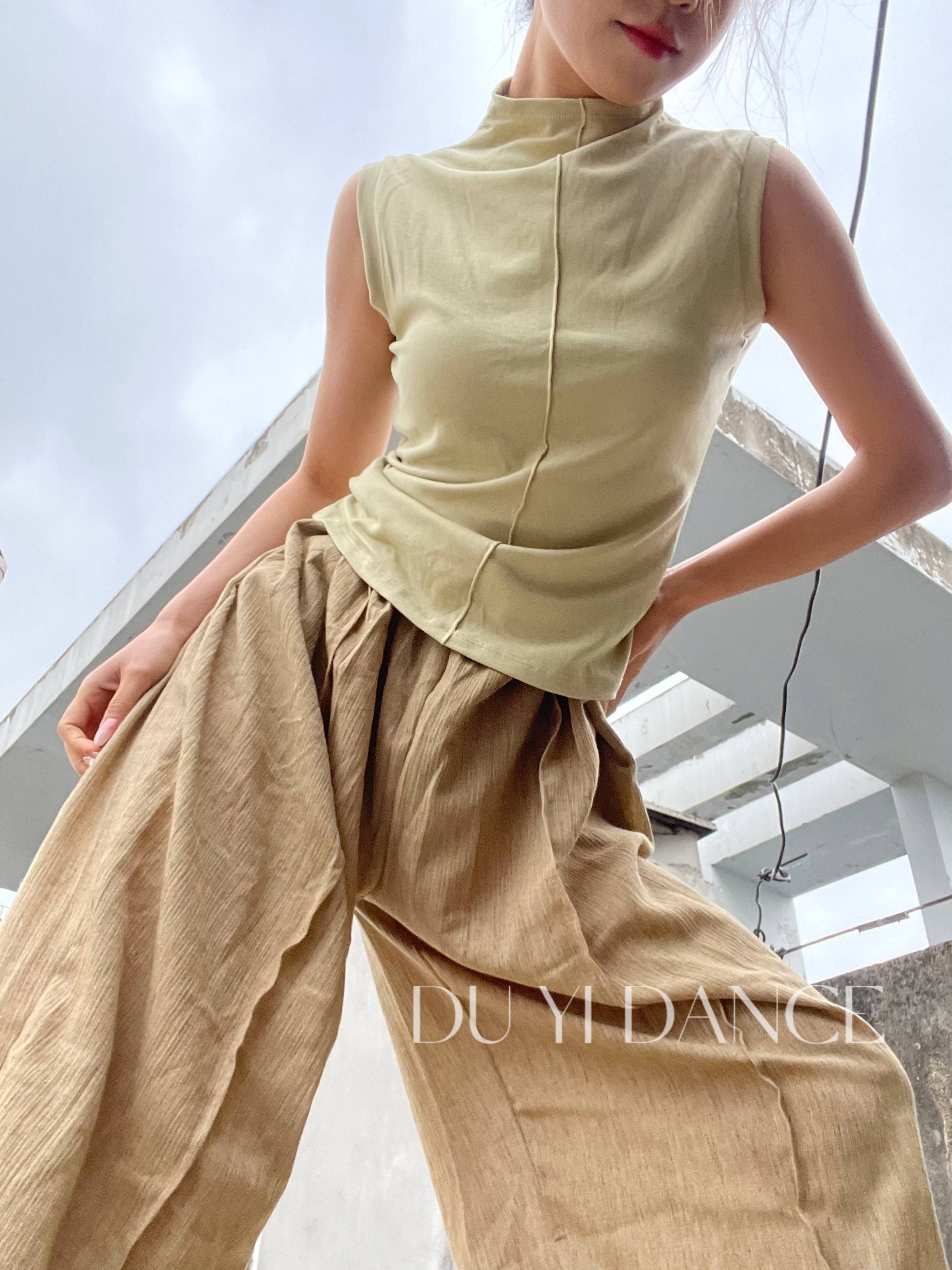 Modern dance pants practice clothes beggar style classical dance clothing female straight pants mop wide leg pants