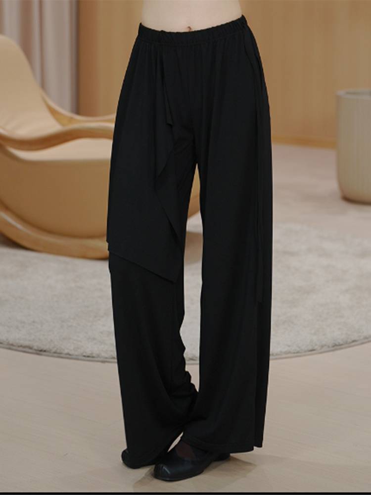 Dance pants female summer adult loose wide -leg large size practice adult modern Chinese classical dancing daily new