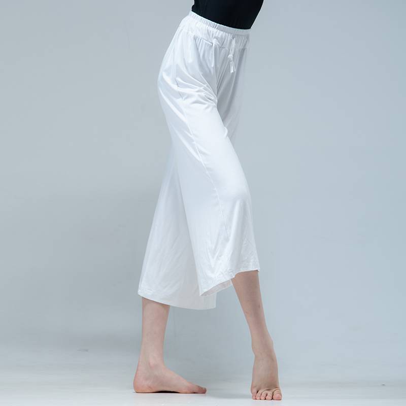 Children's modern dance exercise uniforms loose wide -leg pants jazz dance service Liuyi performances Modal spring and summer straight pants