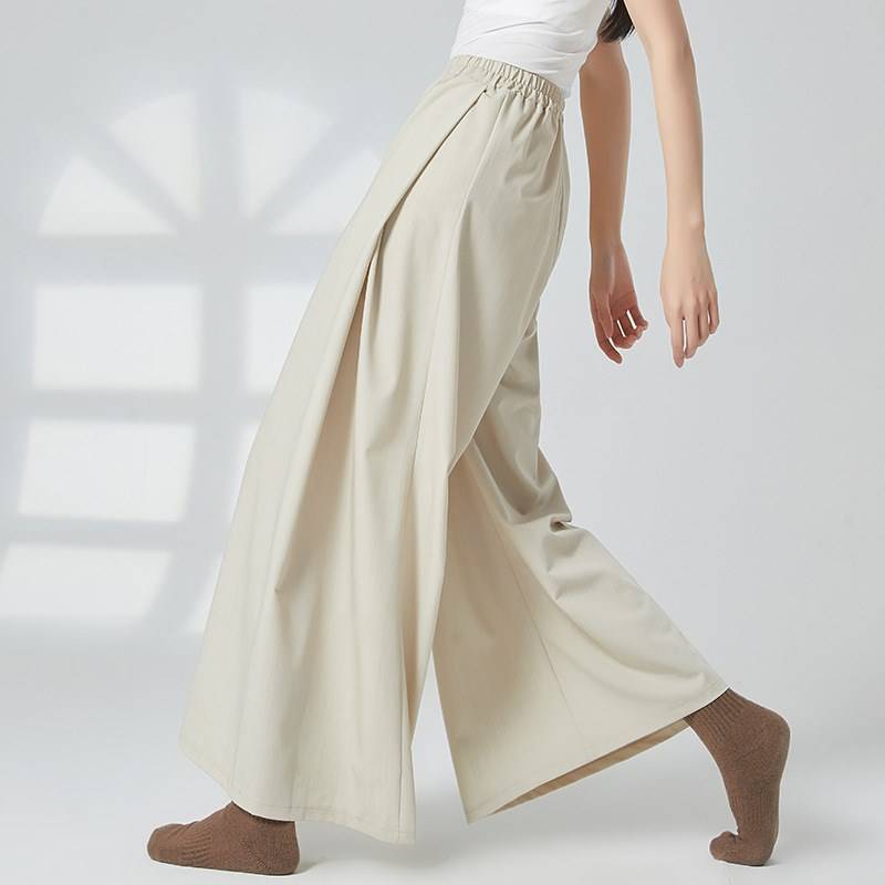 Modern dance pants children's loose version straight -legged wide -leg pants daily wear classical dance exercise dance dance pants trousers