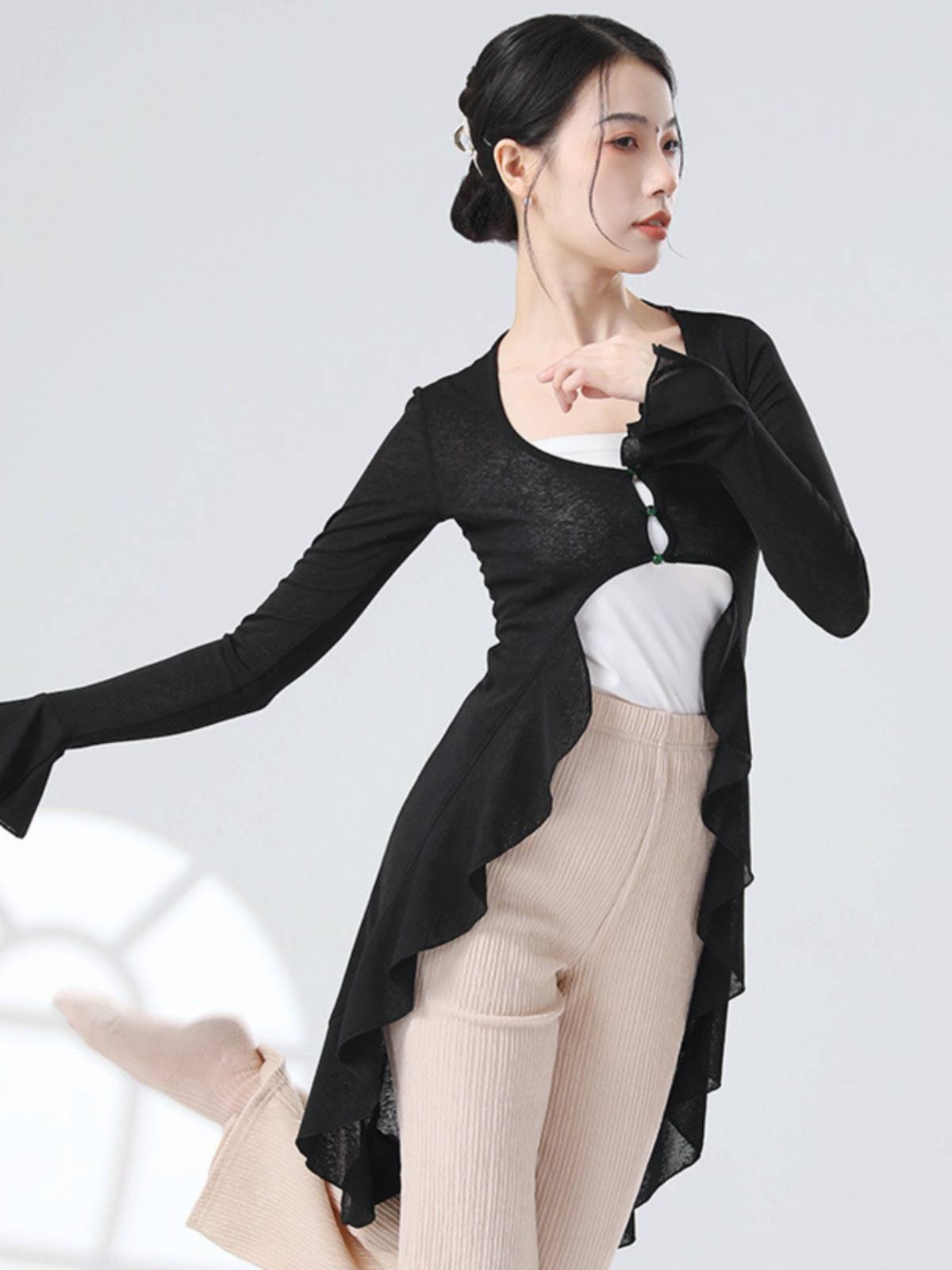 Modern Dance Practice Server 2024 New Temperament Design Sense Dance Server Performance Loose Training Sports Series