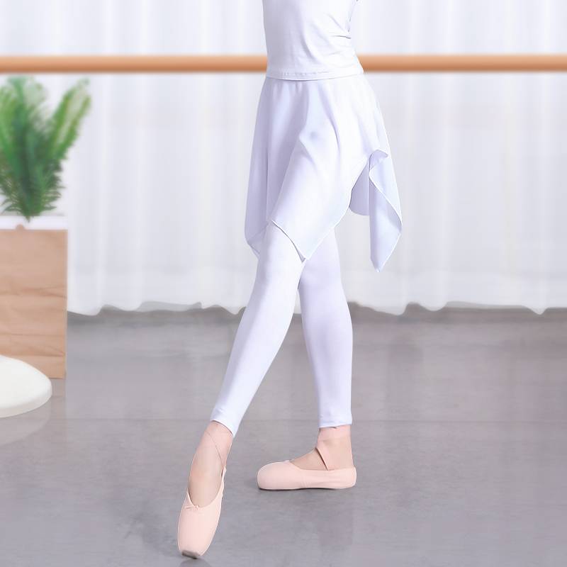 Dance practice clothing women's body training clothing dancing slim Latin modern Chinese Modal chiffon skirt pants