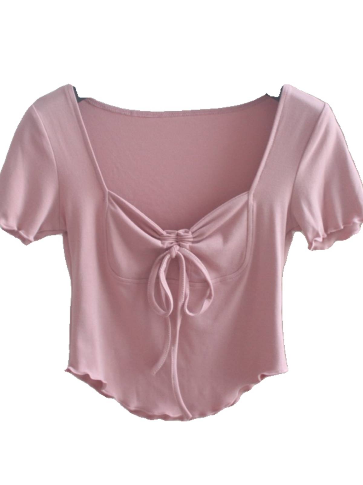 Modern dance shirt is thin women's practice service short -sleeved summer art test dance clothing classical dance clothing shape training suit