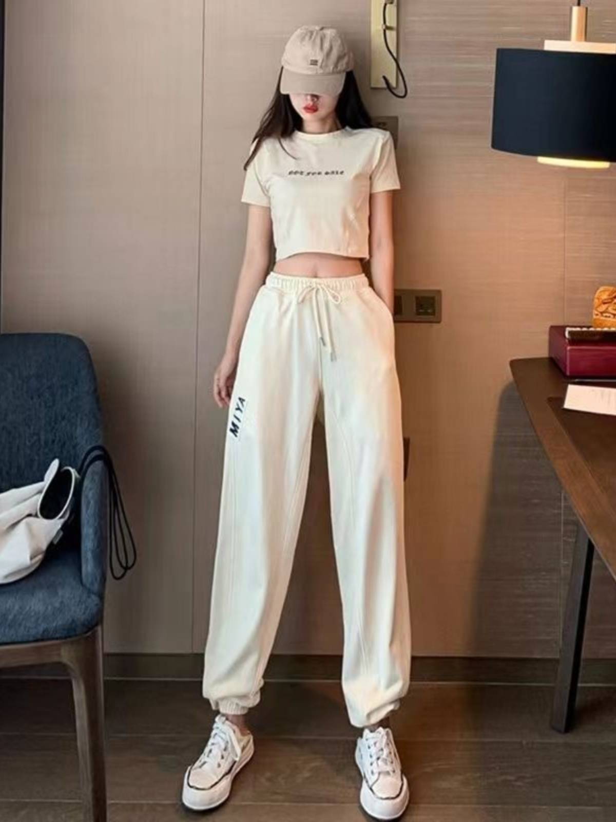 Jazz dance clothing female adult fashionable foreign style hip -hop modern dance frying street fashion sports set summer tide clothing cool
