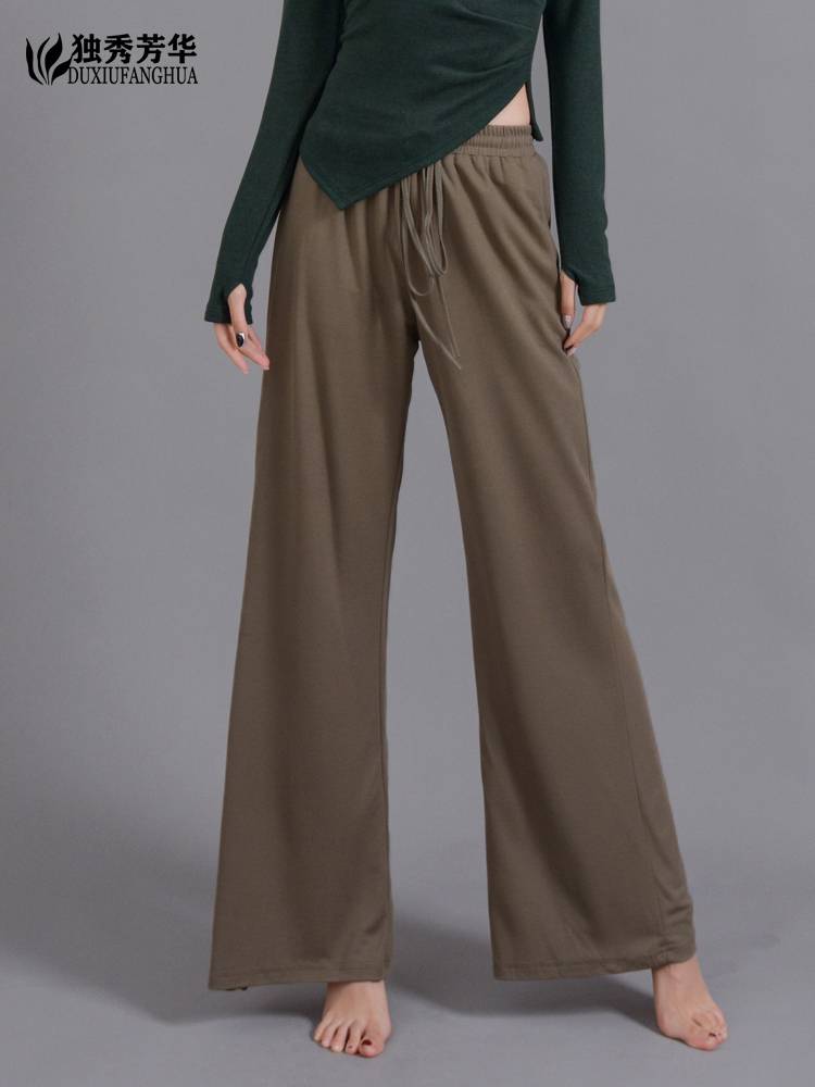 Chinese dance classical dance exercise female adult wide -leg pants dance pants Modern dance narrow version slim straight practice pants