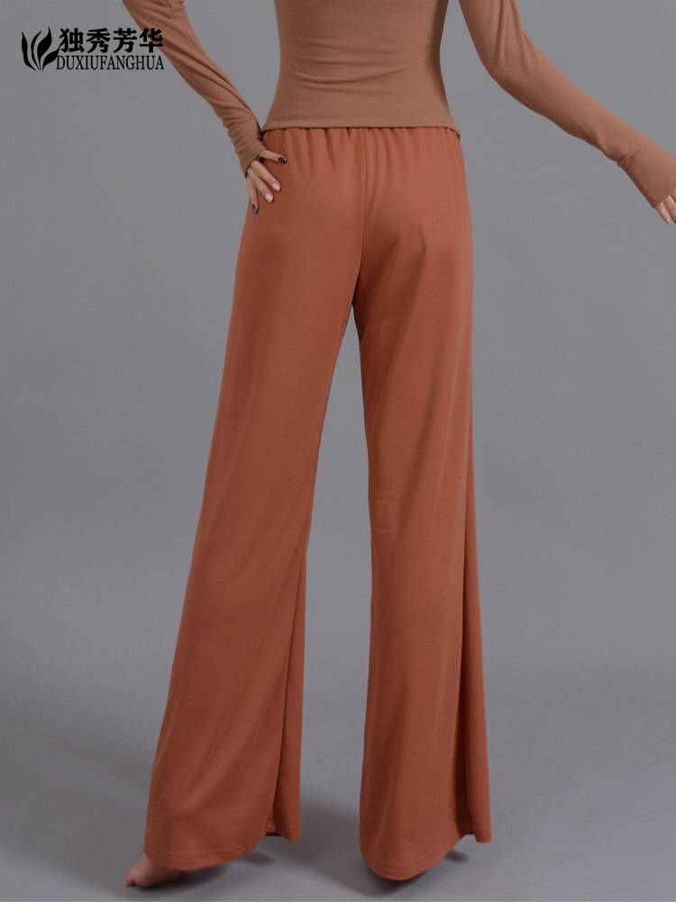 Chinese dance classical dance exercise female adult wide -leg pants dance pants Modern dance narrow version slim straight practice pants