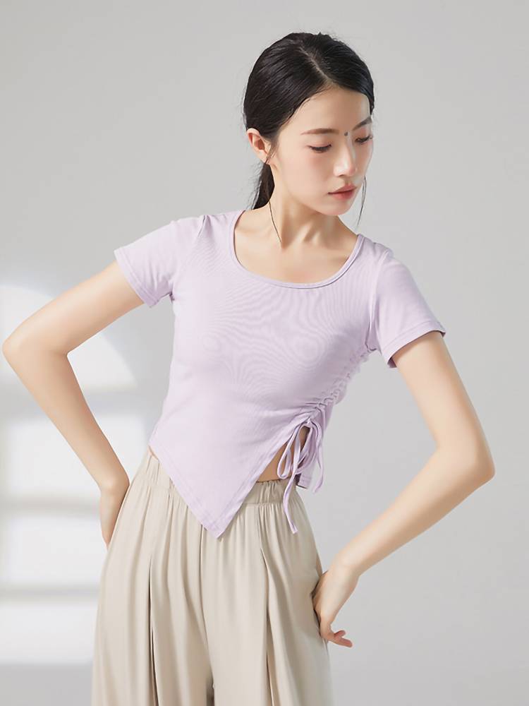 Modern dance irregular dance clothes spatter pumping training clothes show thin body clothes daily training performance service