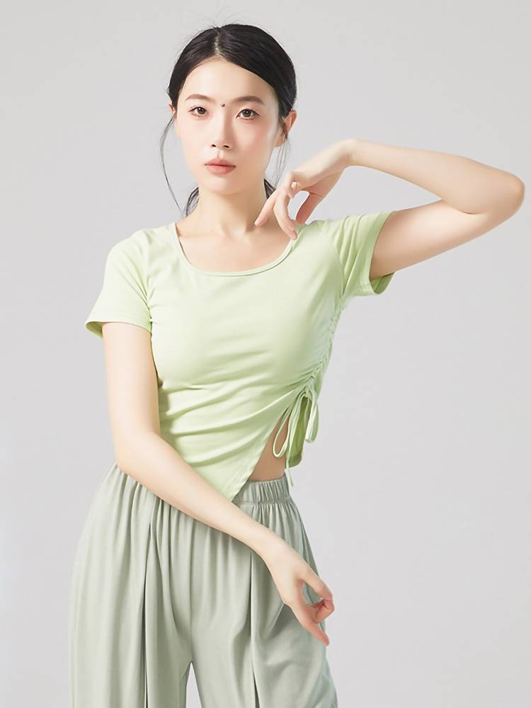 Modern dance irregular dance clothes spatter pumping training clothes show thin body clothes daily training performance service