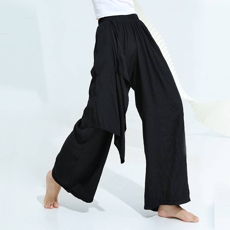 Yingzi Modern Dance Dance Pants Form Training Female Women's Loose Wide Pants Classical Dance Clothing Pants Summer