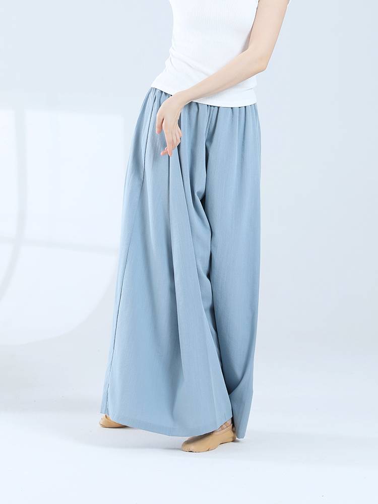 Modern dance pants adult female loose straight -legged pants dance pants Chinese classical dance -shaped body pants dance growth pants