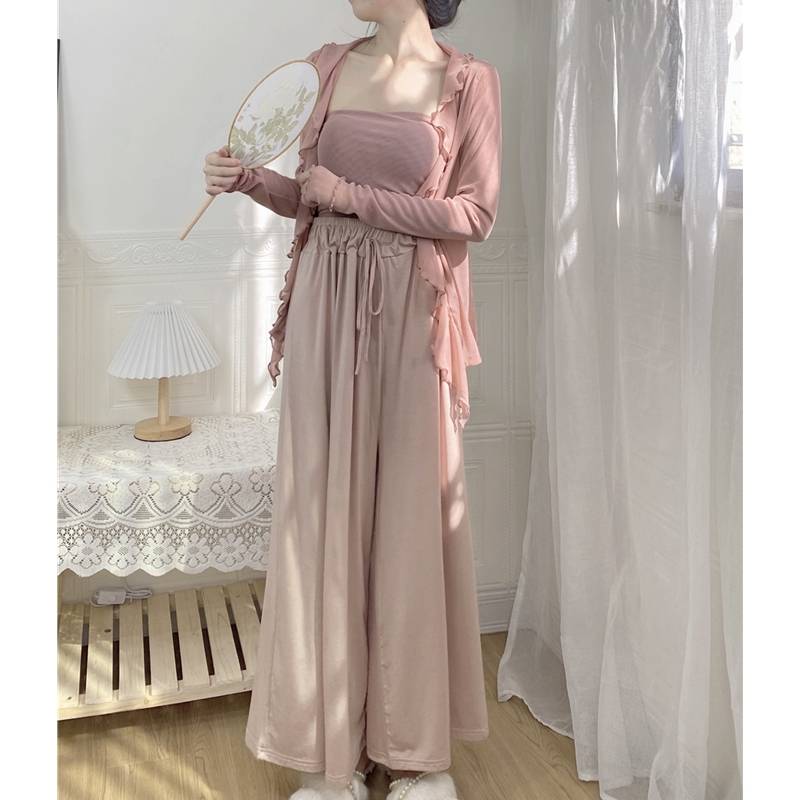 Dance pants female summer thin high waist high waist wide leg pants Modern dance exercises Chinese classical dance performance for Chinese classical dance performance