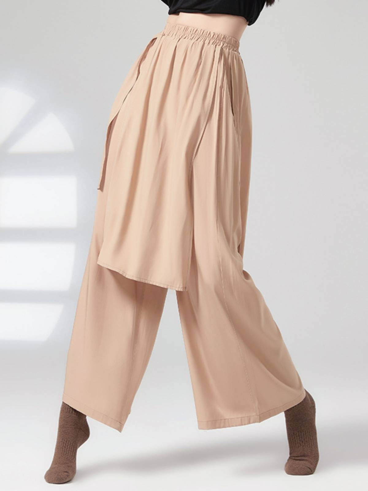 Modern dance pants, elegant wide leg pants loose Chinese dance pants new body practice service teacher class