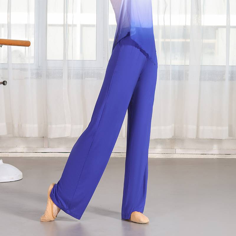 Dance pants Women's wide -leg pants new modern dance exercises Modal yoga pants loose straight tube student art test pants
