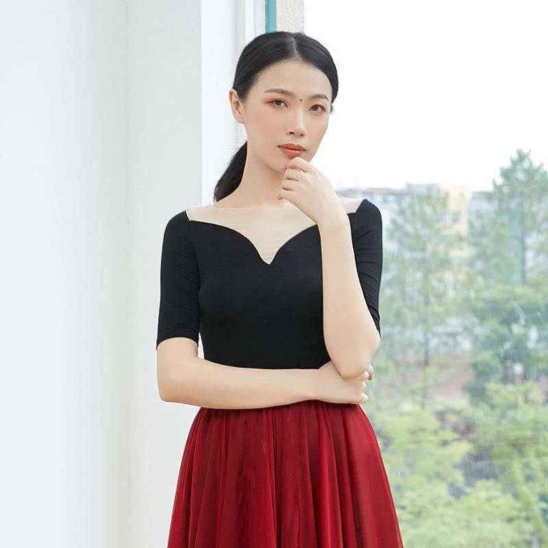 Basic training of the classical dance net yarn practice dance Chinese celebrities modern service stitching service [