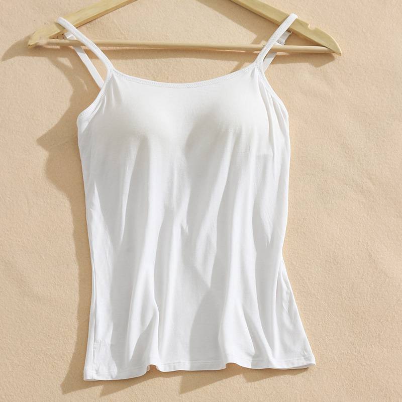 Tractile underwear integrated bra, Modal vest female with chest pads with classical dance modern dance summer ballet
