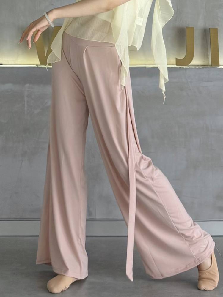 Modern dance elegant pants dangling dance pants summer loose classical dance wide -leg pants new Chinese dance exercise pants
