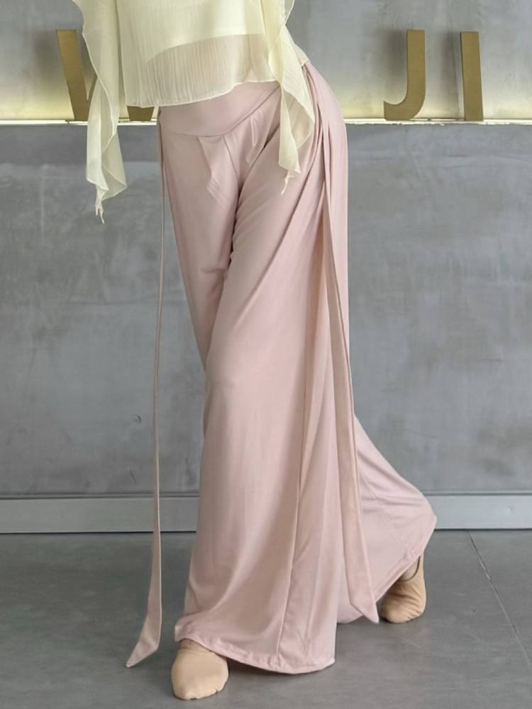Modern dance elegant pants dangling dance pants summer loose classical dance wide -leg pants new Chinese dance exercise pants