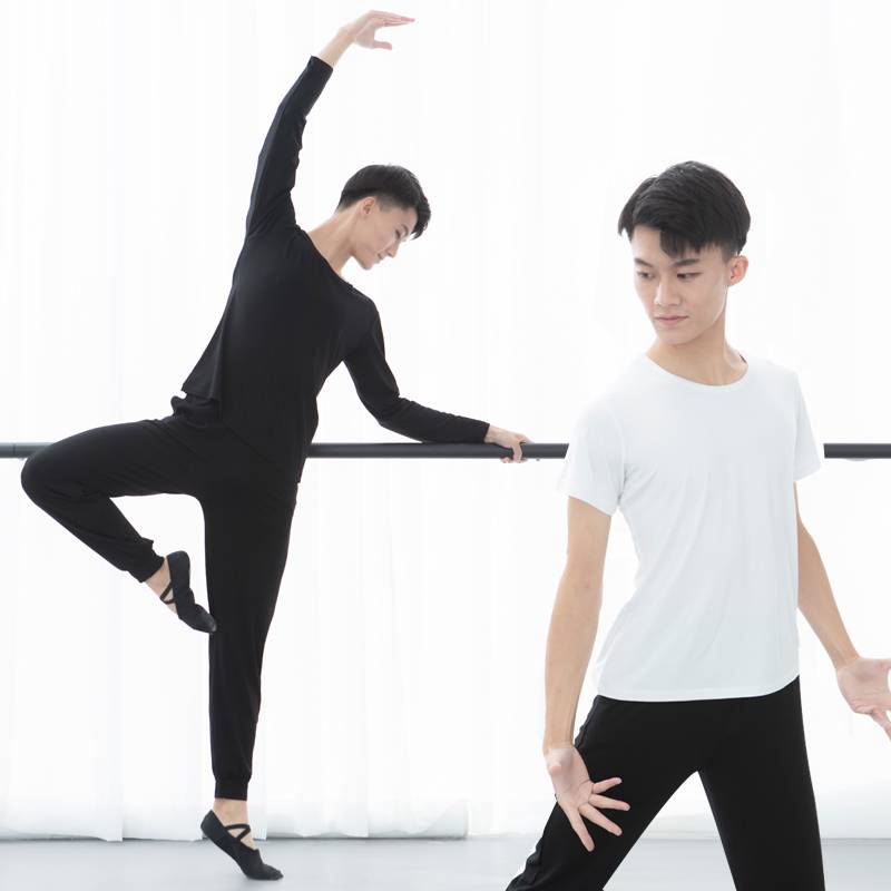 Dance service practice service boys Modal pants student art test -shaped sports suit set modern dance Latin classical dance