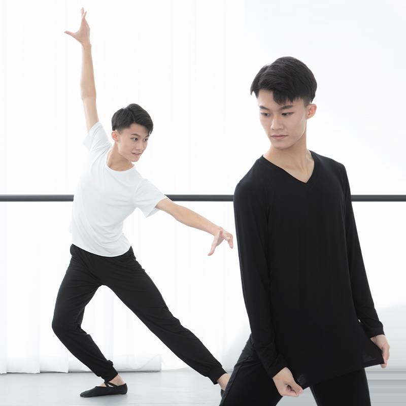 Dance service practice service boys Modal pants student art test -shaped sports suit set modern dance Latin classical dance