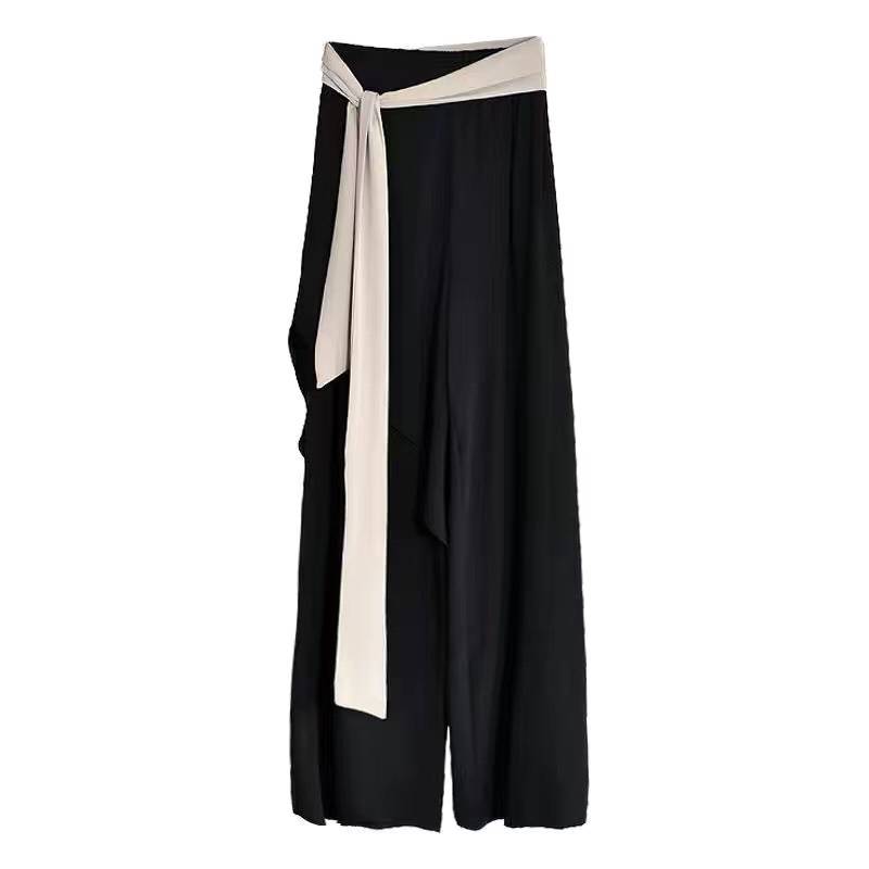 Ancient Jazz Dance Set Modern Dance Loose Elegant Advanced Wide Lead Pants Classical Dance Clothing Performance Services