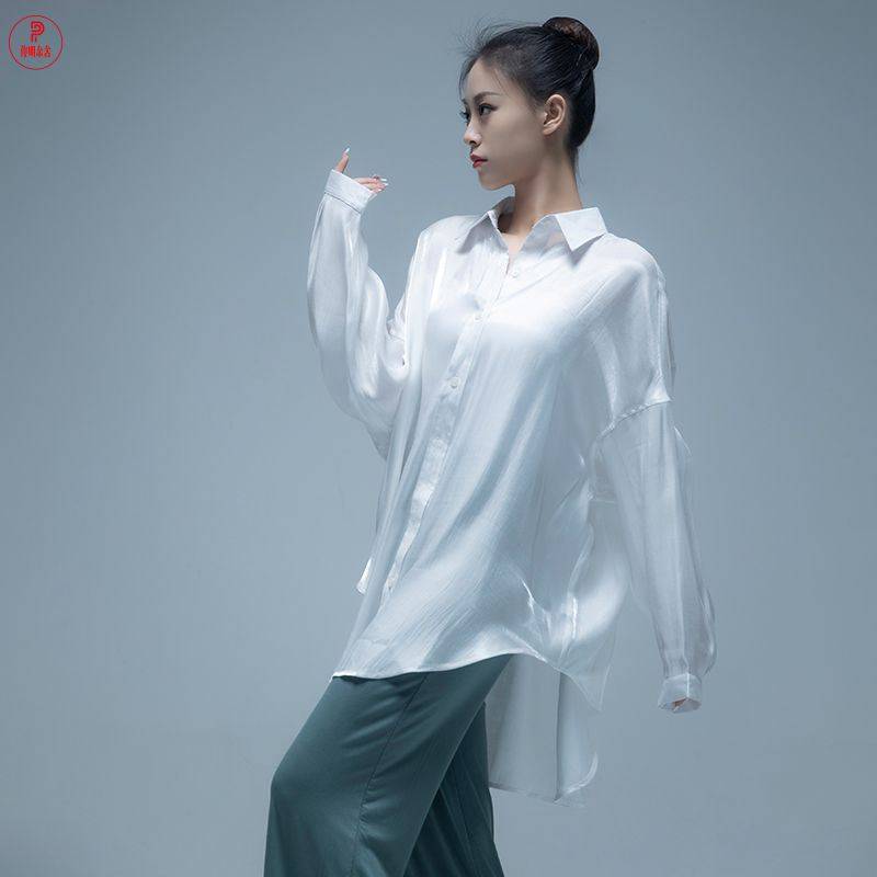 Lyrical dance shirt Modern dance shirt thin elegant jacket loose and practicing exercise fairy classical dance performance service