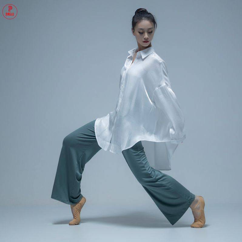 Lyrical dance shirt Modern dance shirt thin elegant jacket loose and practicing exercise fairy classical dance performance service