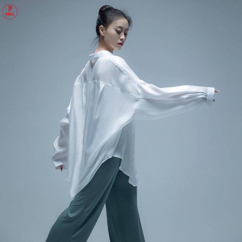 Lyrical dance shirt Modern dance shirt thin elegant jacket loose and practicing exercise fairy classical dance performance service