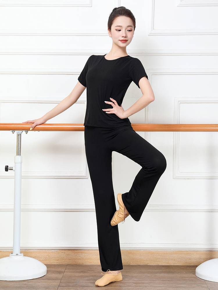 Dance practice service women's suit adult professional body pants student art test etiquette training clothes shirt modern dance uniform