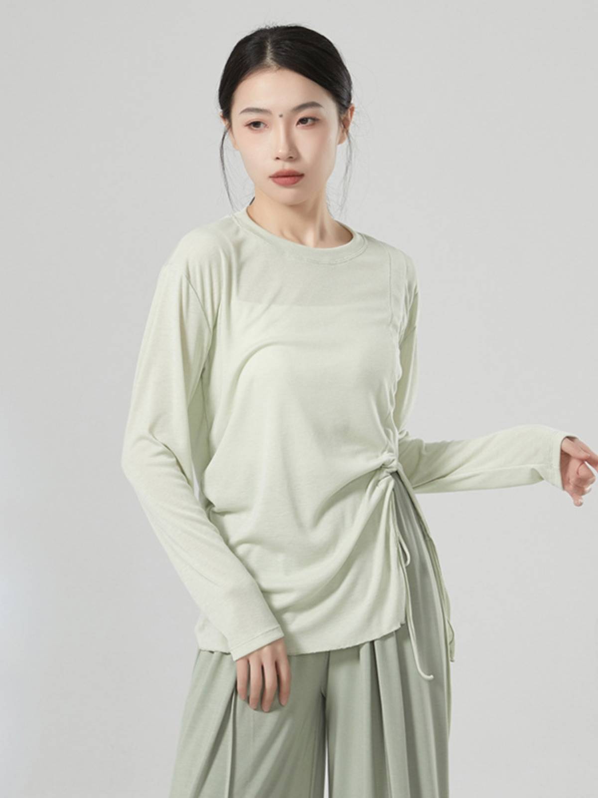 Modern dance exercise skills classical dance pumping rope Loose top -shirt test shape training new dance service teacher class