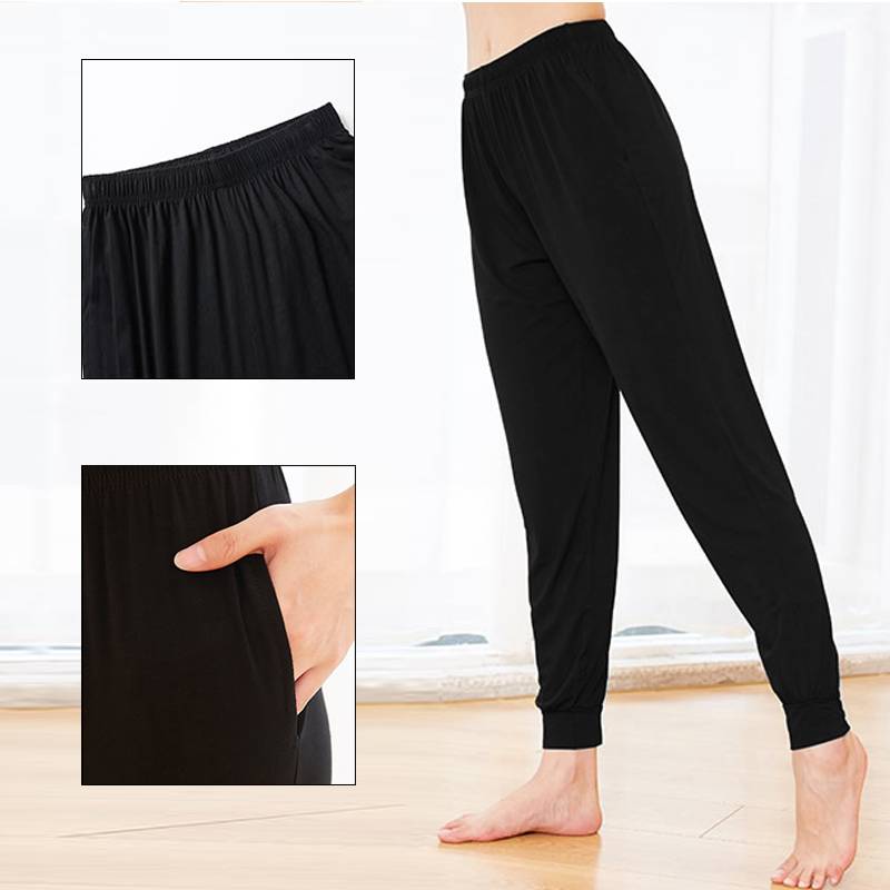 Dance pants men's body practice carrot pants loose student art test black modern dance oversized training pants children