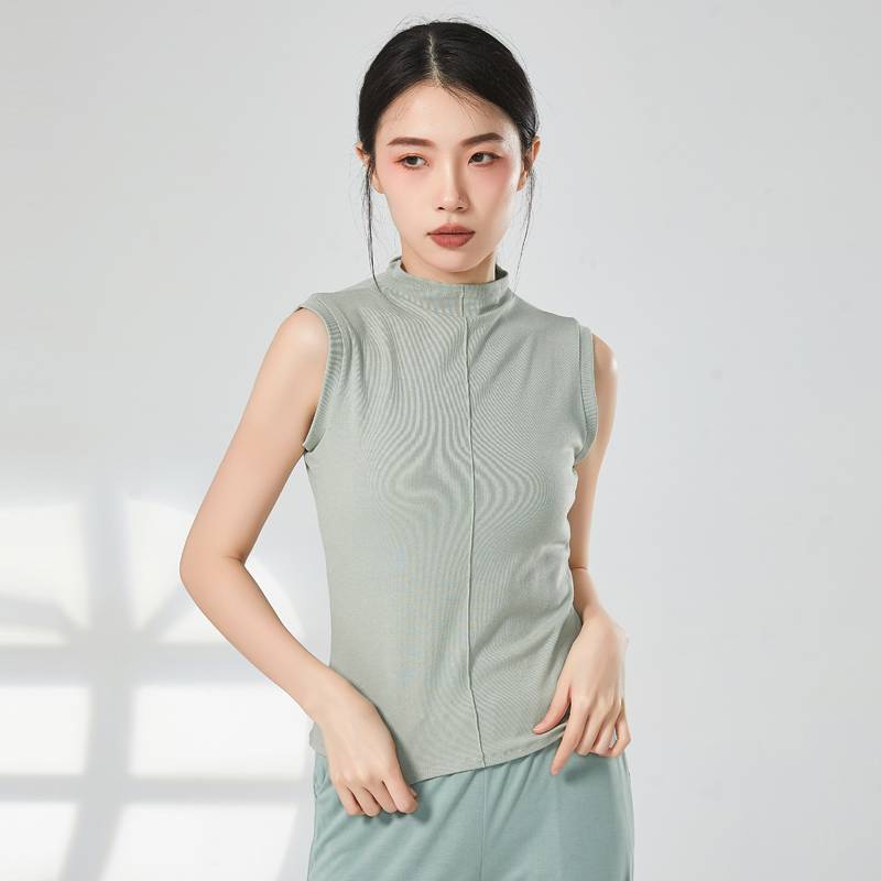 Spot Modern Dance top Vetes Training Female Half High J Ling Tighted Dance Dance Summer New Training