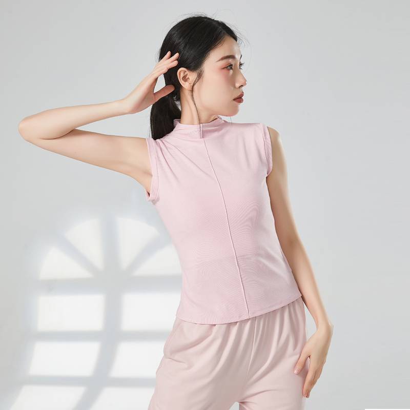 Spot Modern Dance top Vetes Training Female Half High J Ling Tighted Dance Dance Summer New Training