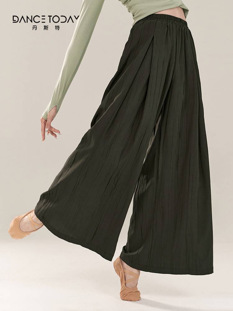 Dancetoday Classical Dance Practical Pants Species Grade Graduate Modern Chinese Dance Wide -leg Pants Children