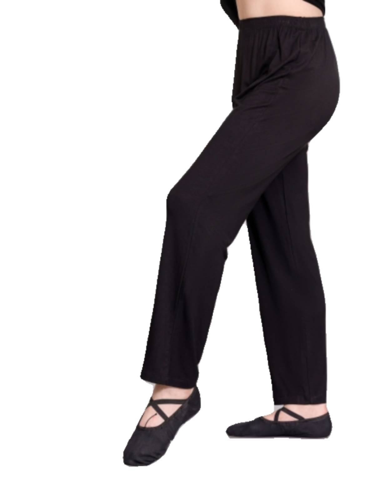 Dance service practice service men's loose student -shaped physical clothing modern dance Lauding dance Modal straight wide -leg pants