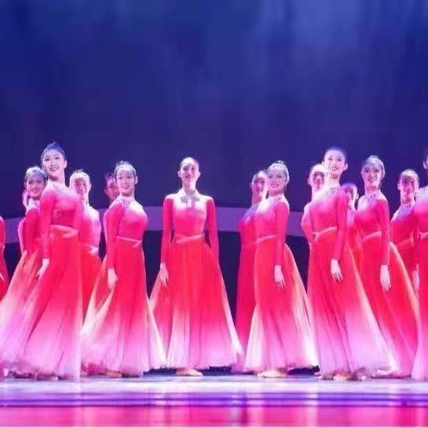 Spring Festival Gala Modern Dance Opening Dance "Bloom" performance service adult ballet elegant big skirt practice dance dance women