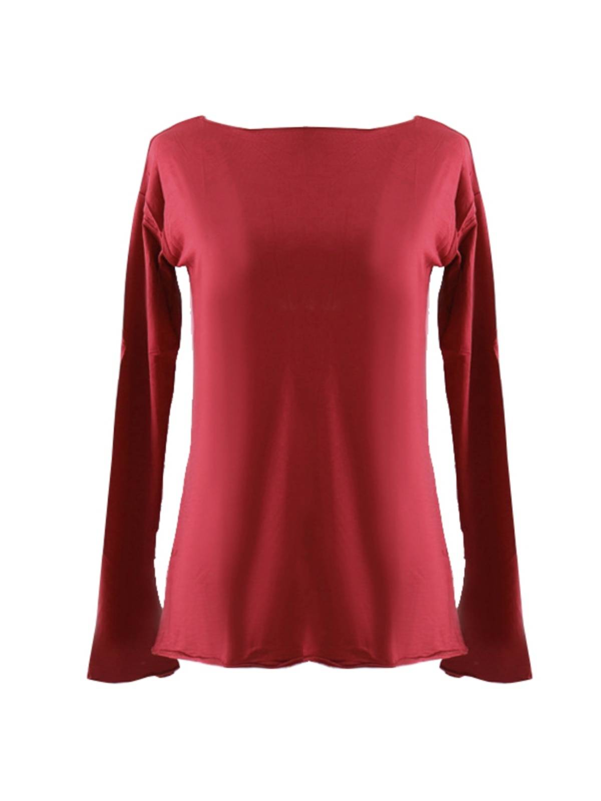 Loose modern dance exercise uniform shirt, personality split Chinese dance long -sleeved ballet classroom training dance service