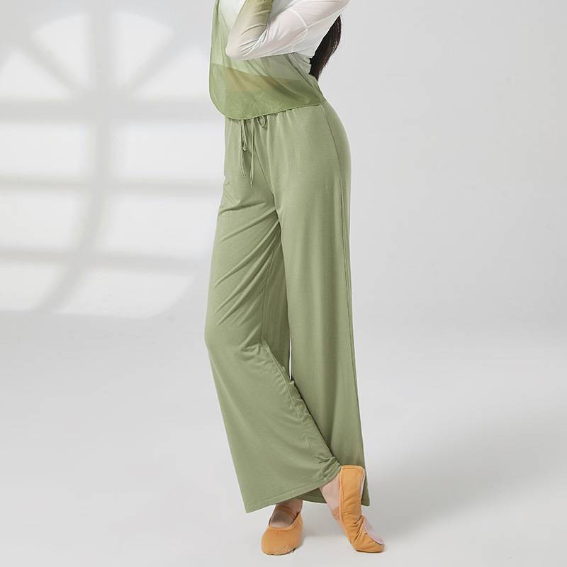 Dance and Pants Classical Dance Practice Female Women's Over -Legging Pants Modern Dance Sports Dance Chinese Dance National Clothing