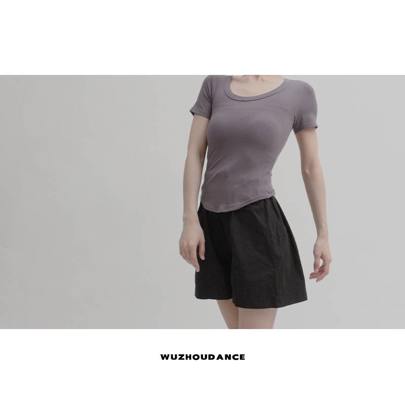 Dancezhou Danus Modern Dance Practice Blitted Short Summer Short Summer New High -quality Loose Ballet