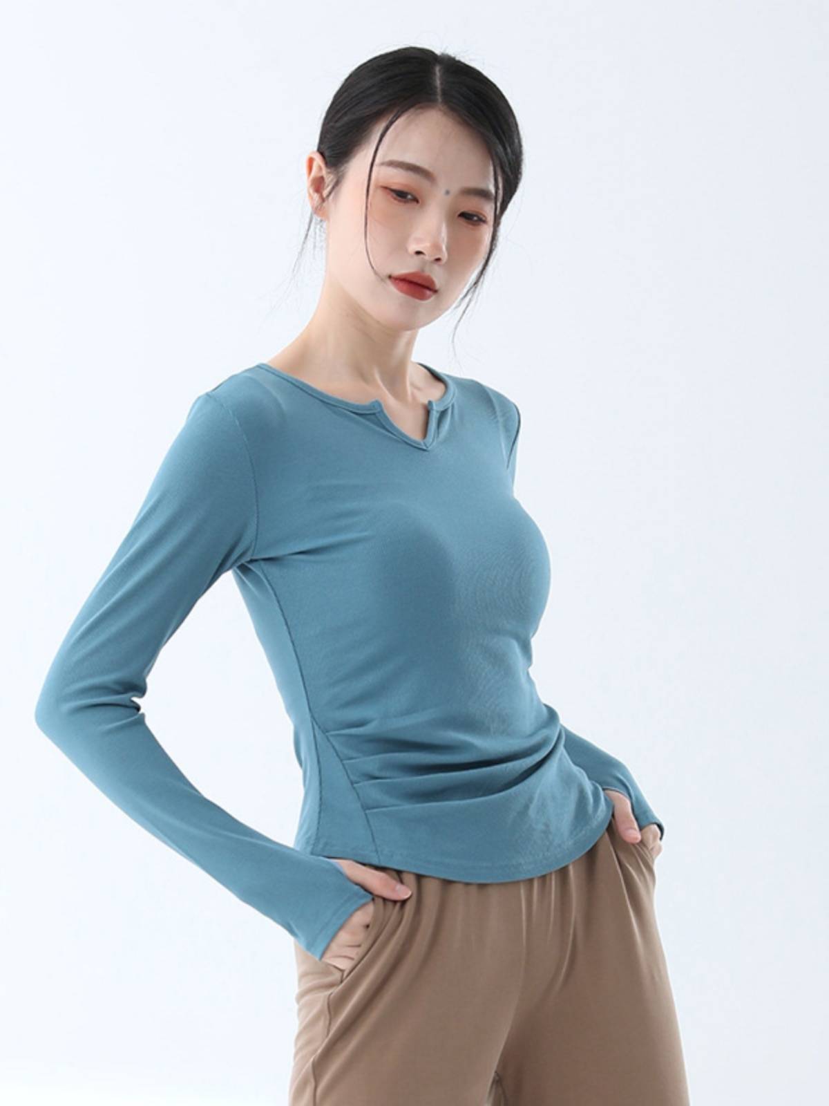 Dance service top Female summer new Chinese classical classical dance exercises dancing special Modal -shaped sports uniform