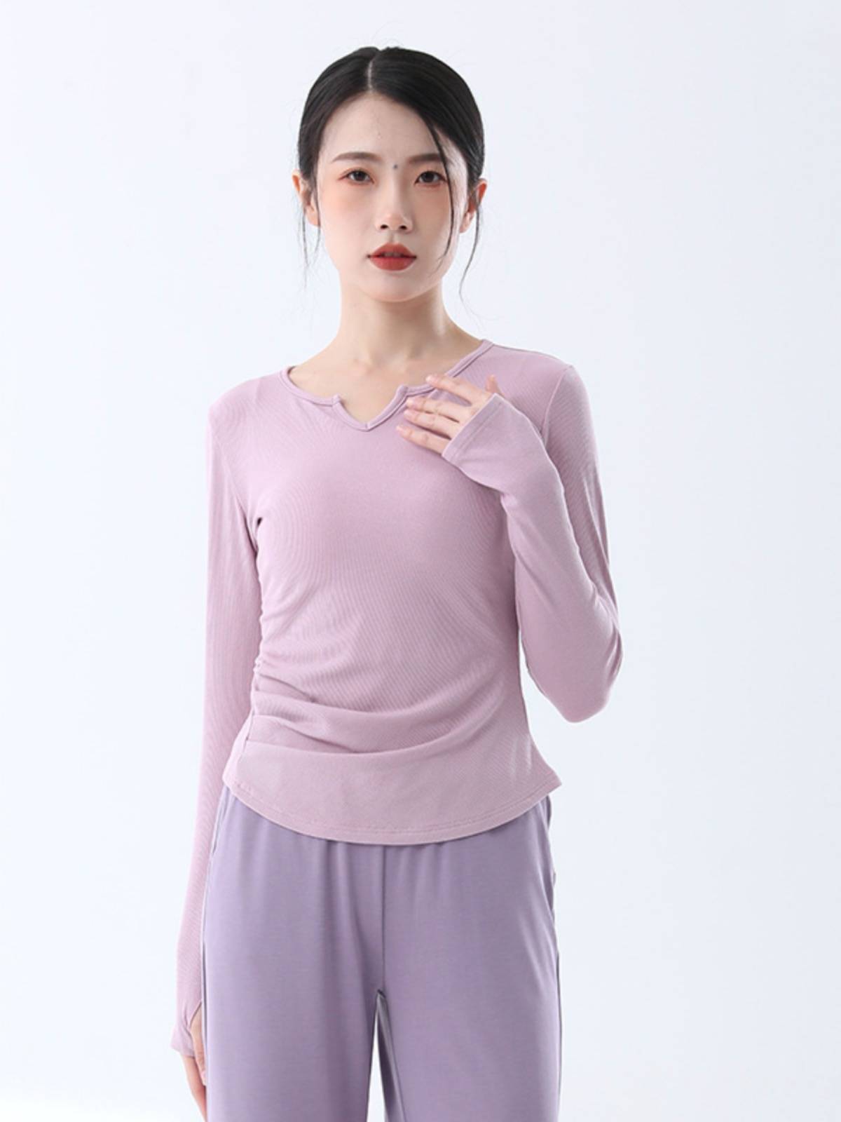 Dance service top Female summer new Chinese classical classical dance exercises dancing special Modal -shaped sports uniform