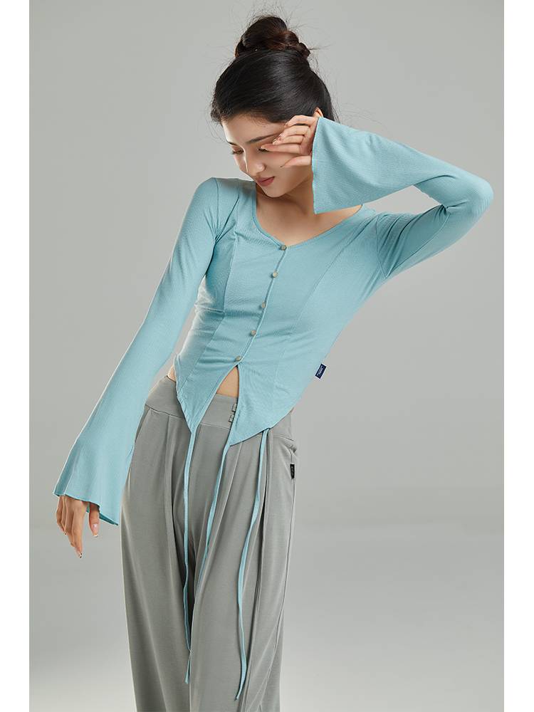 Dance Classical Dance Dance Female Women's Severe Chinese Dance Clothing Top Adult Modern Dance Practice Spring and Summer